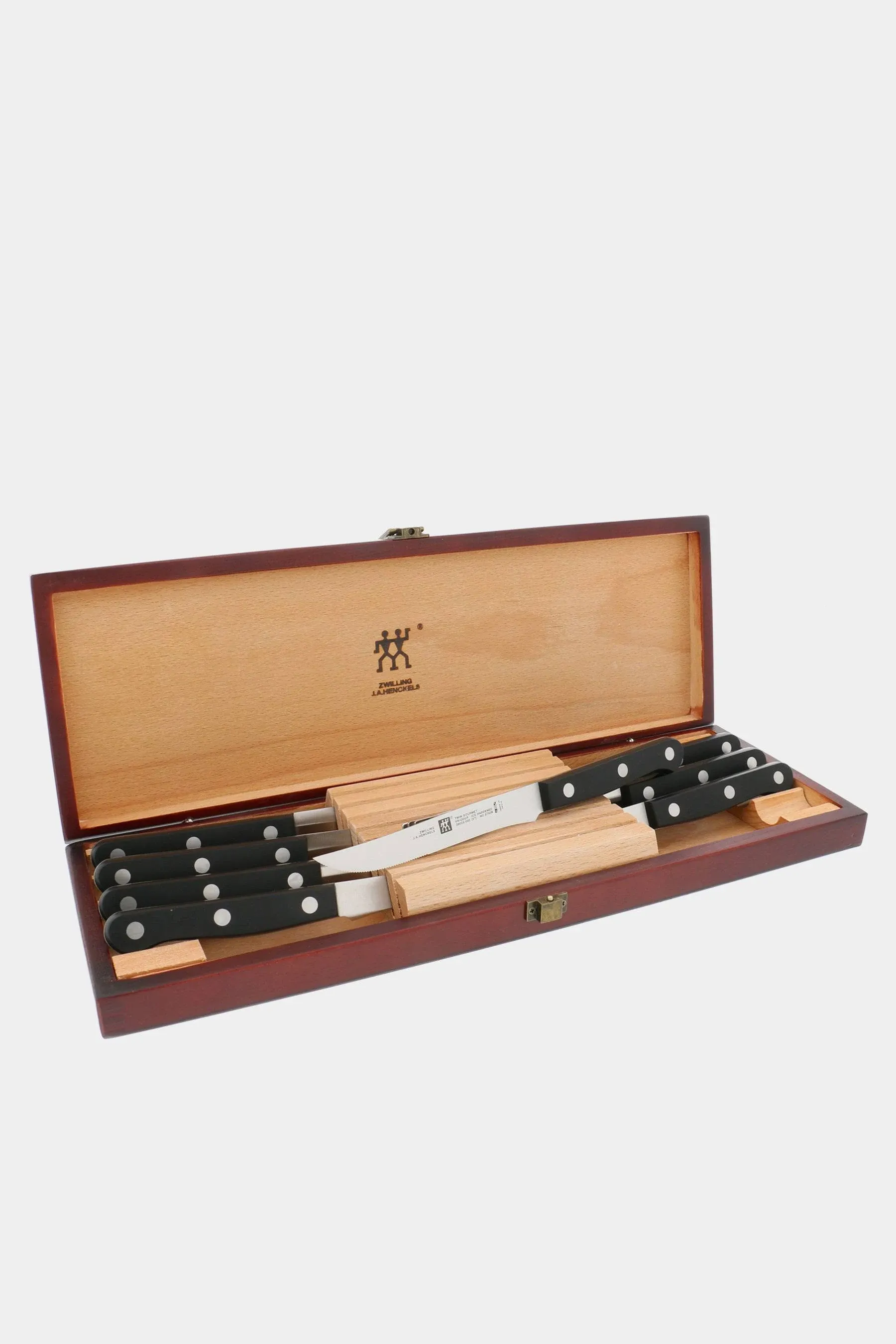 Zwilling Twin Gourmet 8-pc Steak Knife Set with Wood Presentation Case