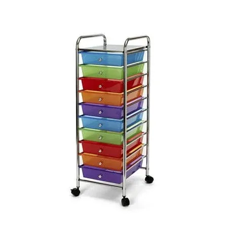 10 Drawer Organizer Cart