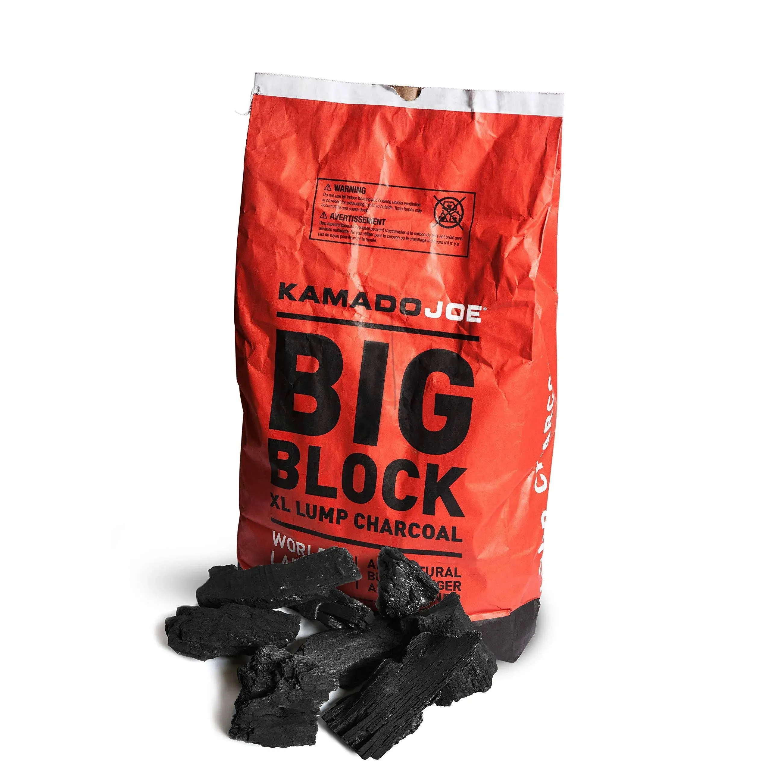 Kamado Joe KJ-CHAR Big Block XL Lump Charcoal, 20 pound