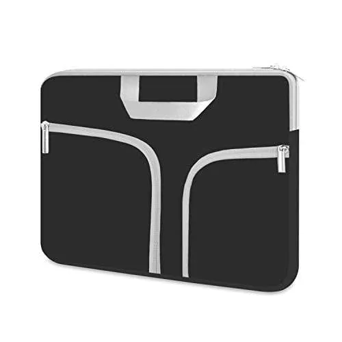 HESTECH 9-11 Inch Tablet Sleeve Bag Carrying Case for 10.9 inch New iPad 10/11 inch iPad Pro M2/ 10.2 inch iPad / 10.9" iPad Air 5 4/10.5 iPad Pro Air, Galaxy Tab A8 10.5" / S8 11",Black