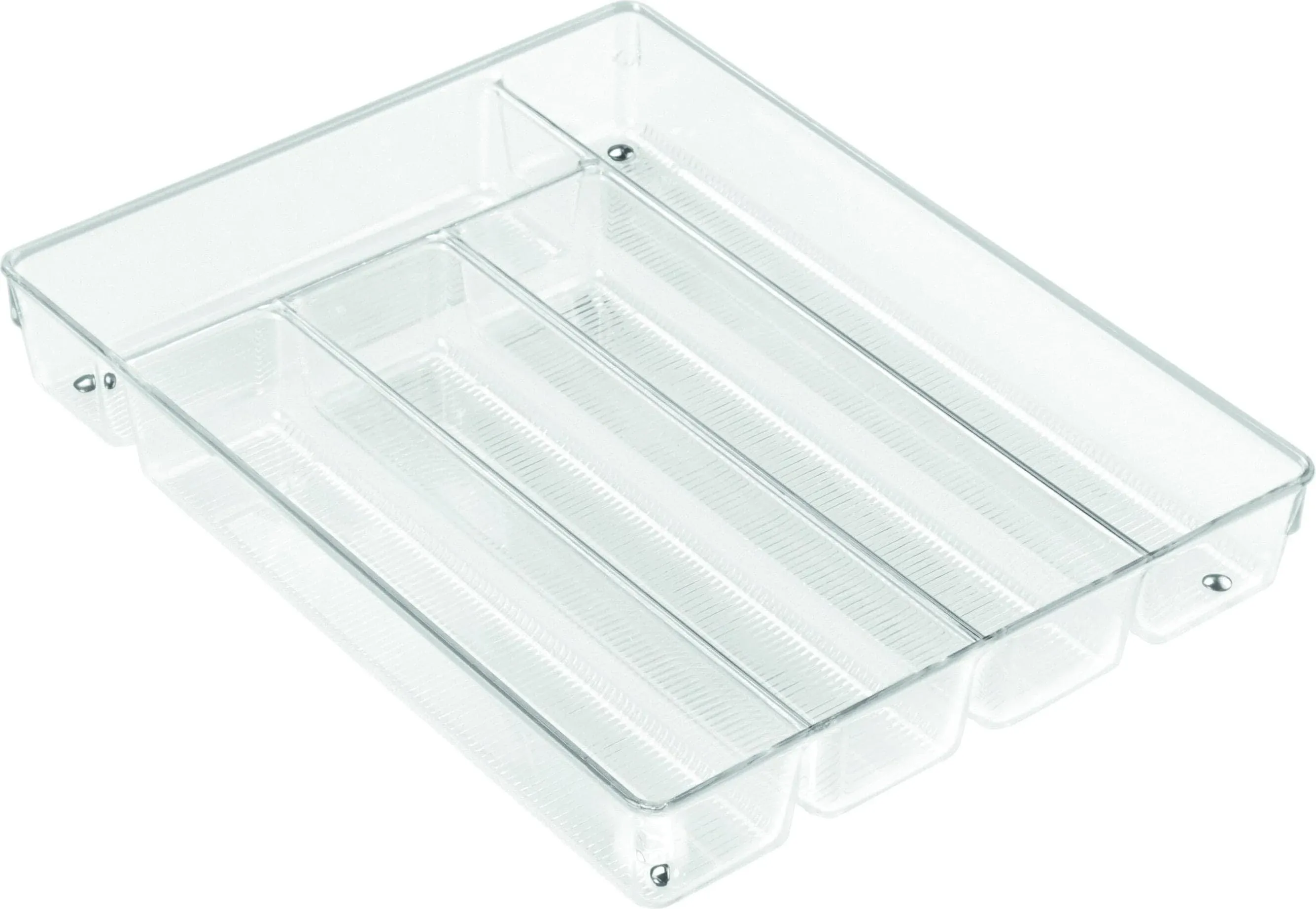 InterDesign 53930 13.75" X 10.75" X 2" Clear Linus Cutlery Tray - Contemporary - Serving Trays - by Emery Jensen Distribution | Houzz