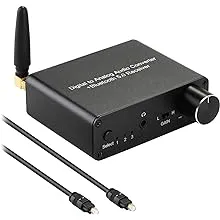 192KHz Digital Optical Coaxial Toslink to Analog 3.5mm Audio Hifi5728