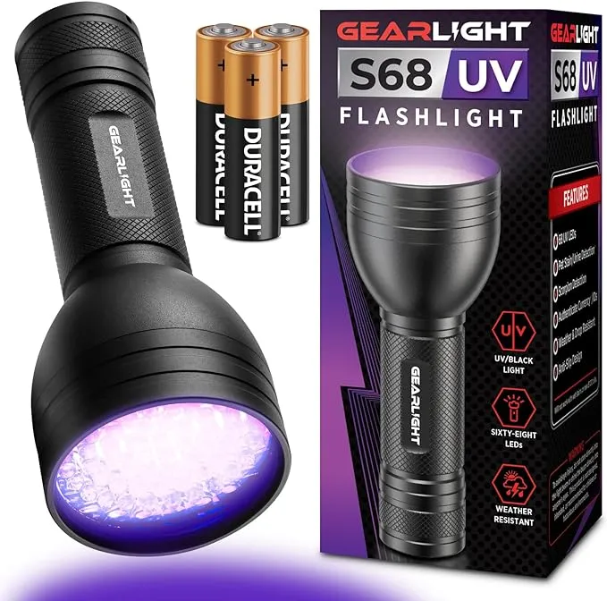 Gearlight UV Black Light Flashlight