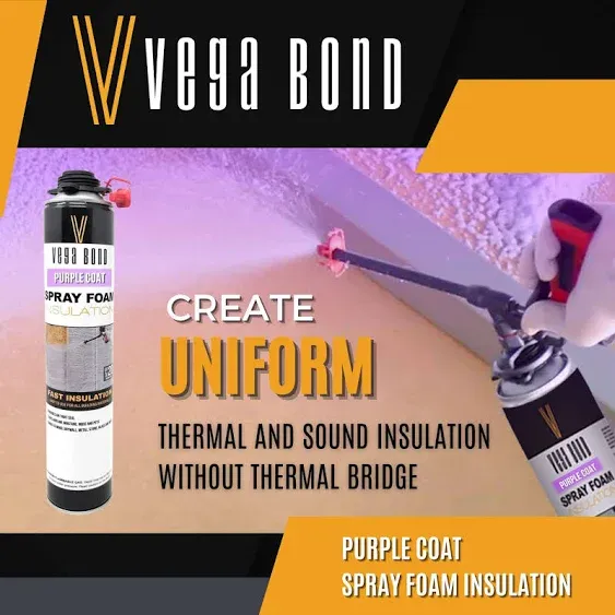 Vega Bond Superior Single Component Closed Cell Spray Foam Insulation - 20BF/can  | eBay