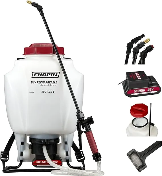 Chapin 4 Gallon 24V Rechargeable Backpack Sprayer (#63924)