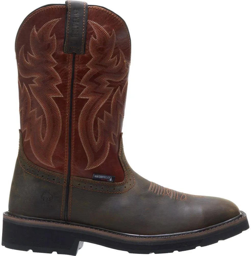 Wolverine Rancher Wellington Steel Toe 11 Men's Rust