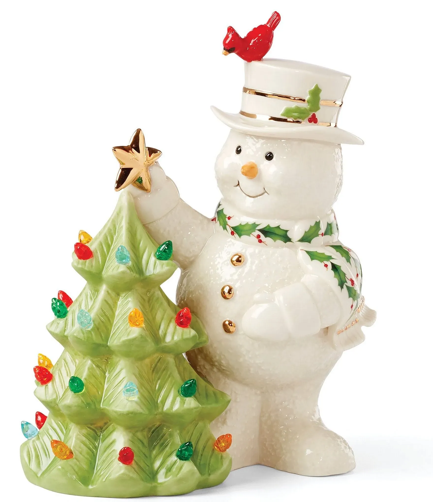 Lenox Happy Holly Days Snowman Figurine