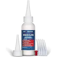 Starbond 2 Oz. Medium CA Glue (Premium Cyanoacrylate Super Glue) for Quick Glue-