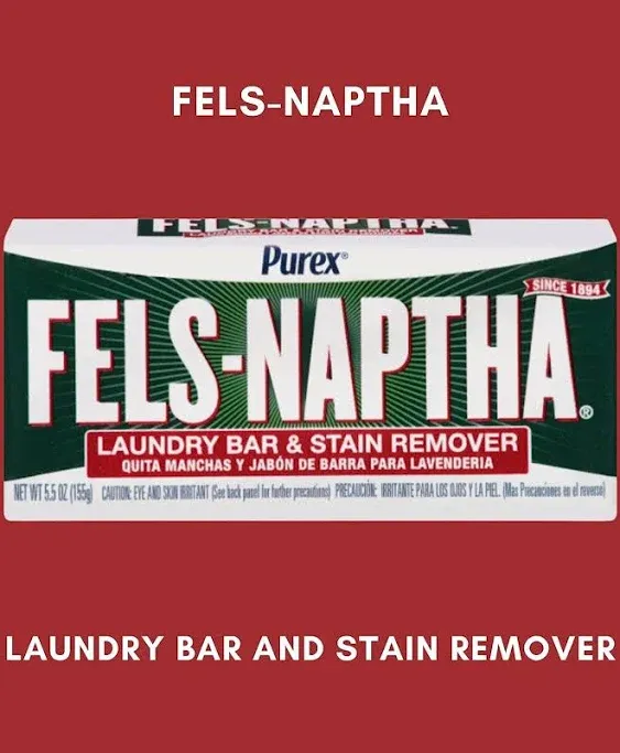 Fels-Naptha Laundry Soap Bar