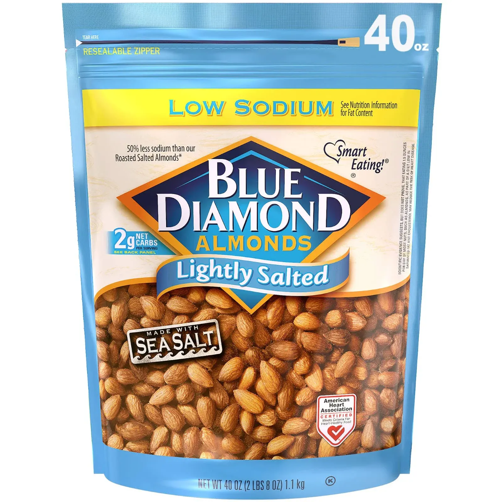 Blue Diamond Almonds, Lightly Salted 25 oz