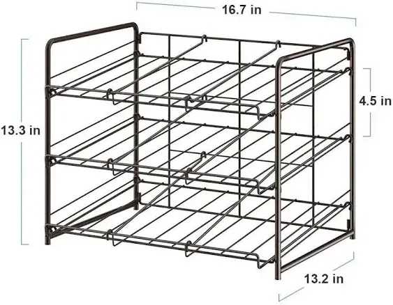 BTY Stackable Can Organizer for Pantry 2 Pack Can Storage Dispenser Rack Holds Up to 34 Cans Kitchen Can Food Organizer for Refrigerator Cabinet Countertop, WhiteBTY Stackable Can Organizer for Pantry 2 Pack Can Storage Dispenser Rack Holds Up to 34 Cans