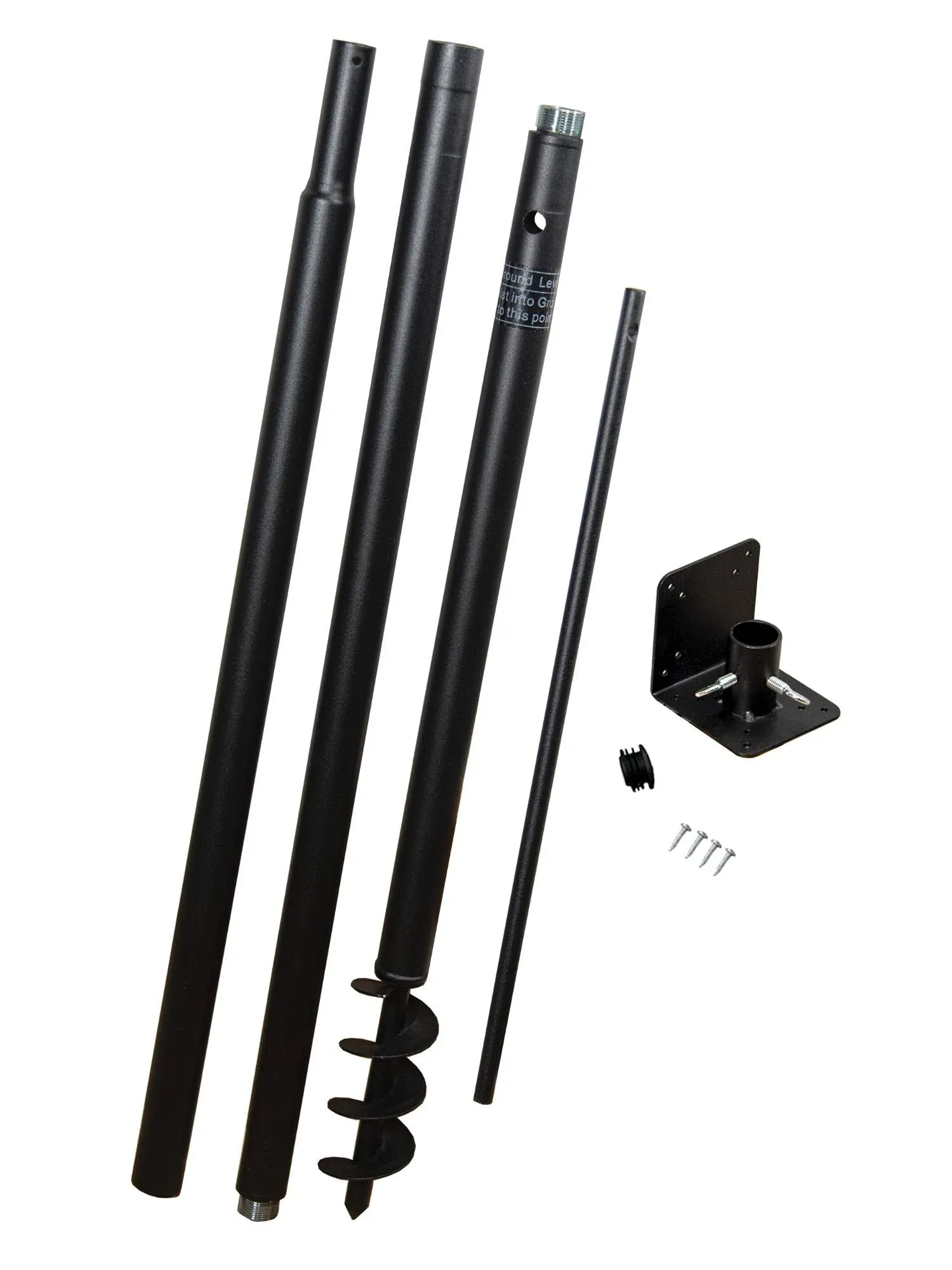 Universal Mounting Pole Kit - Great for Post-Mounted Bird Houses and Bird Feeders, Heavy Duty Pole with Threaded Connections