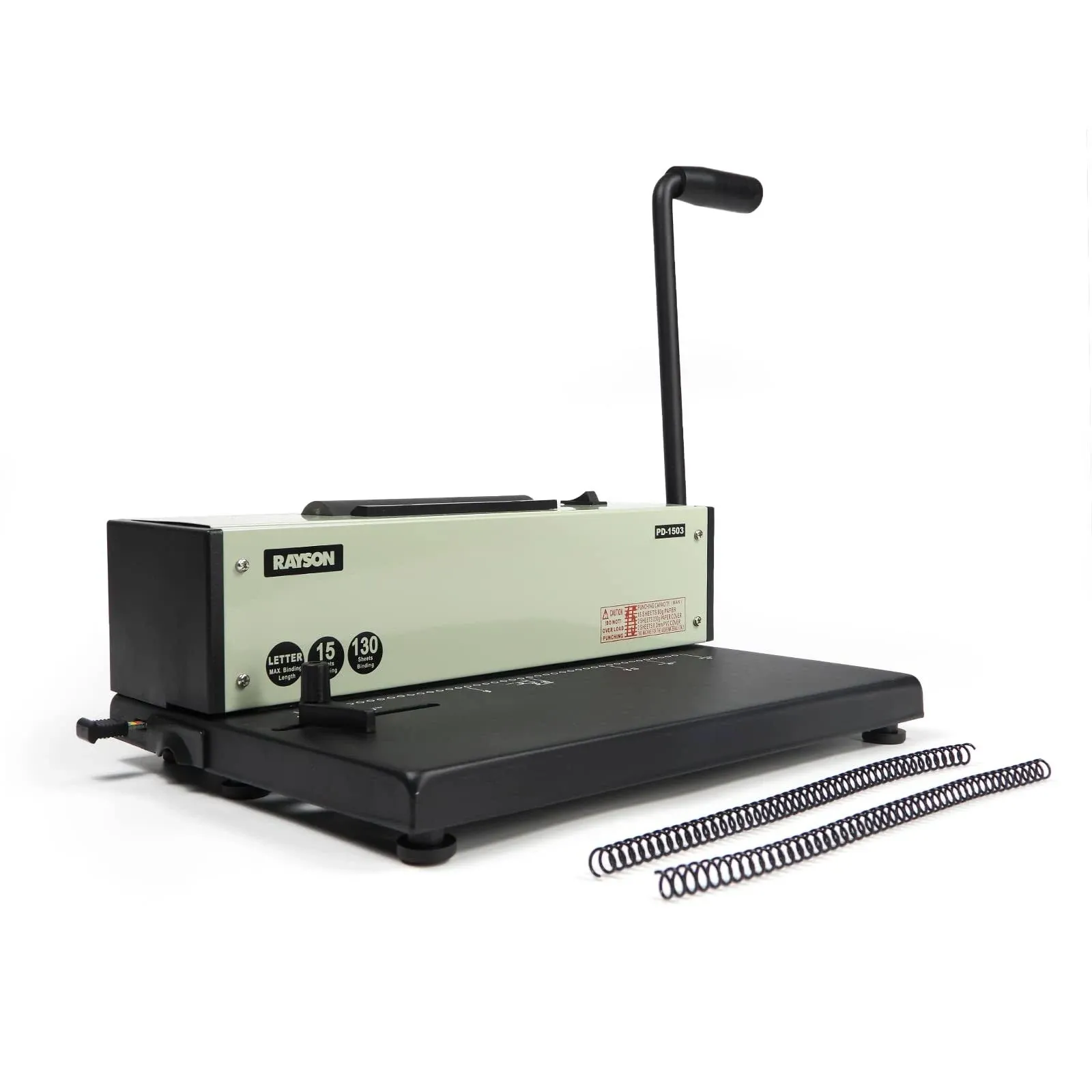 Rayson PD-1503 Coil Binding Machine 4:1 Binder with Electric Coil Inserter