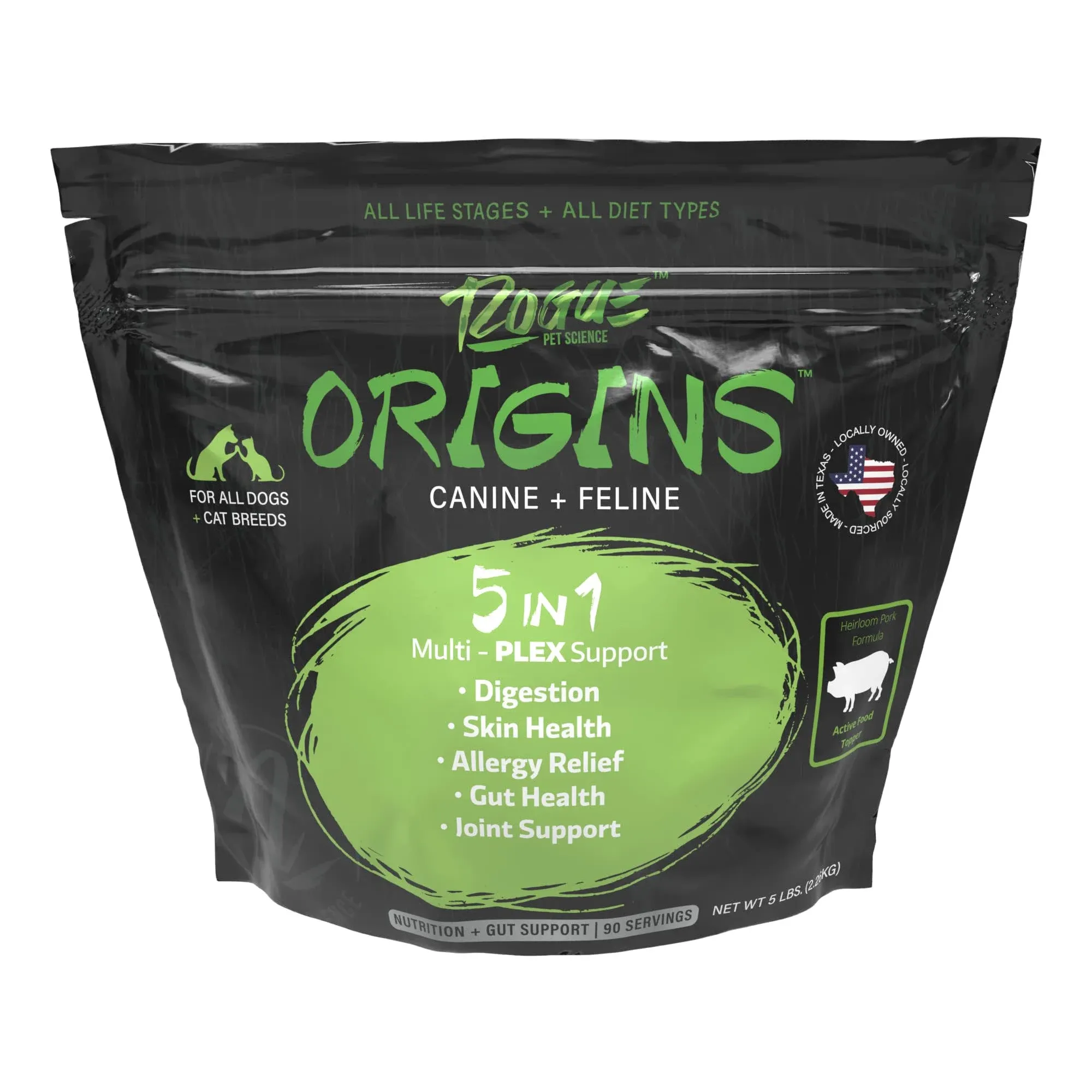 Rogue Pet Science Origins 5-in-1 Dog Supplement