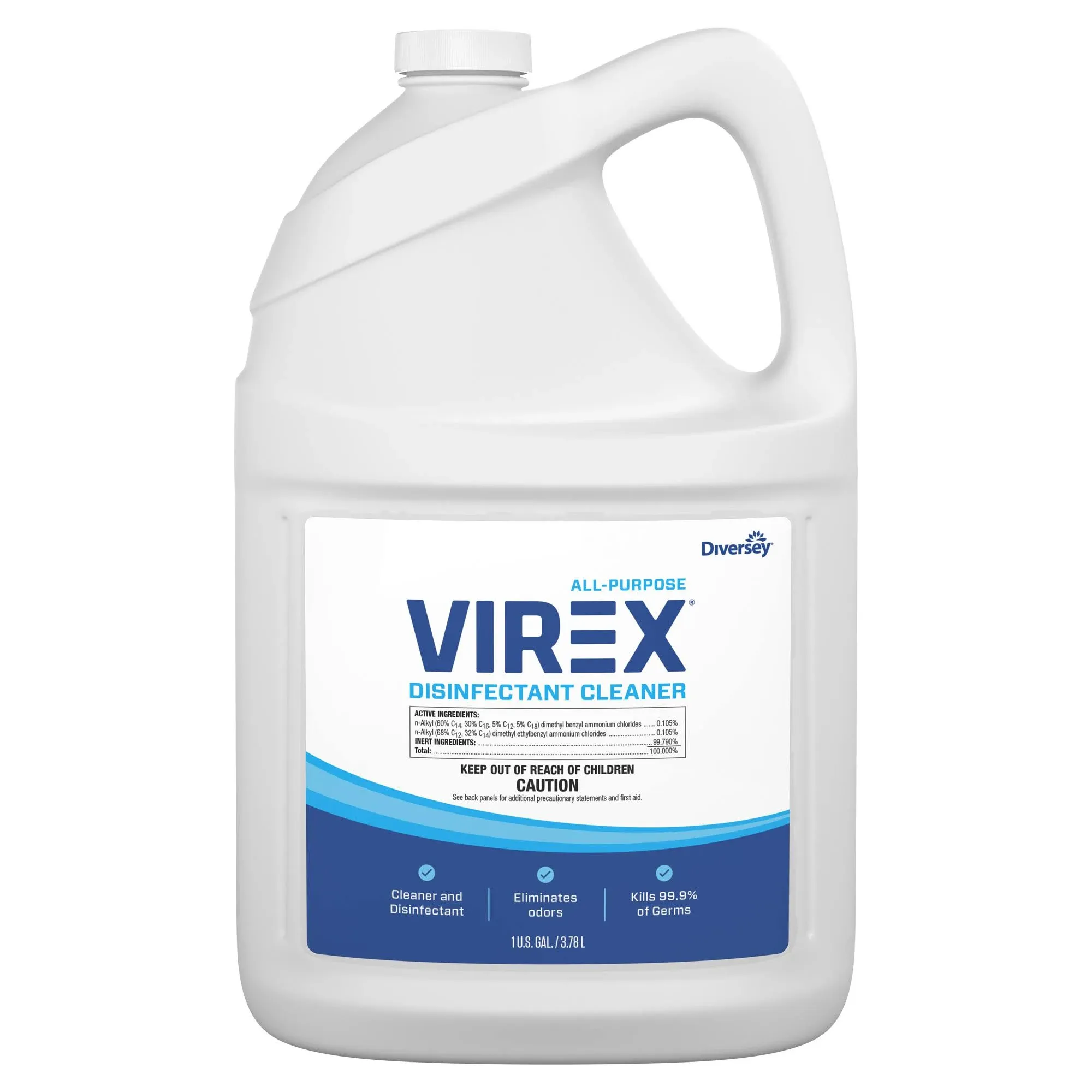 VIREX CBD540557 All Purpose Disinfectant Cleaner - Kills 99.9% of Germs and Eliminates Odors, Ready-to-Use Liquid Refill, 1-Gallon