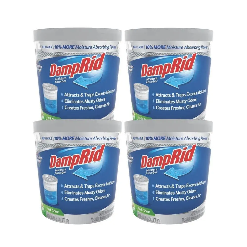 Damprid Refillable Moisture Absorber 11 oz. 6-Pack Fresh Scent Moisture Absorbers