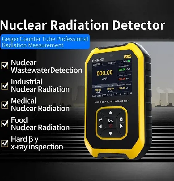 Radiation Geiger Counter Detector Dosimeter Nuclear Monitor