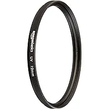 Amazon Basics UV Protection Camera Lens Filter - 72mm