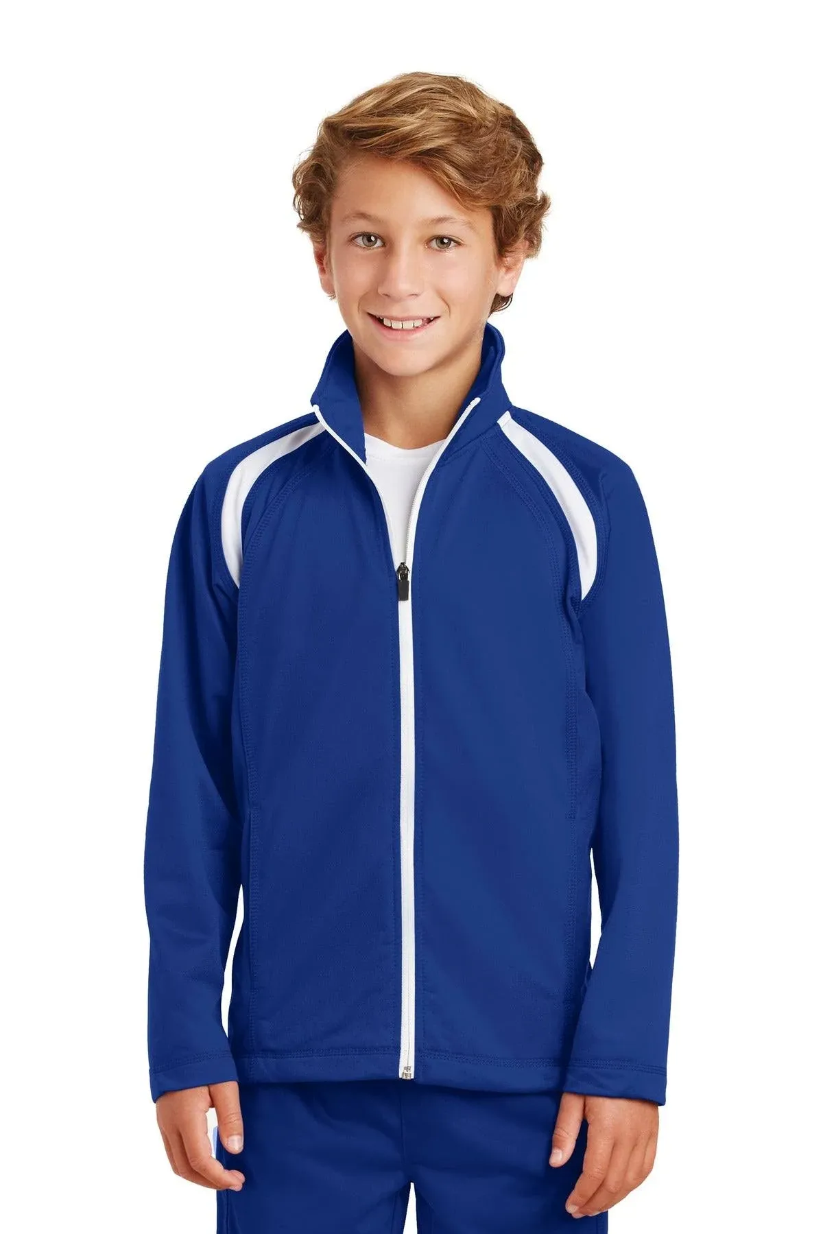 Sport-Tek Youth Tricot Track Jacket