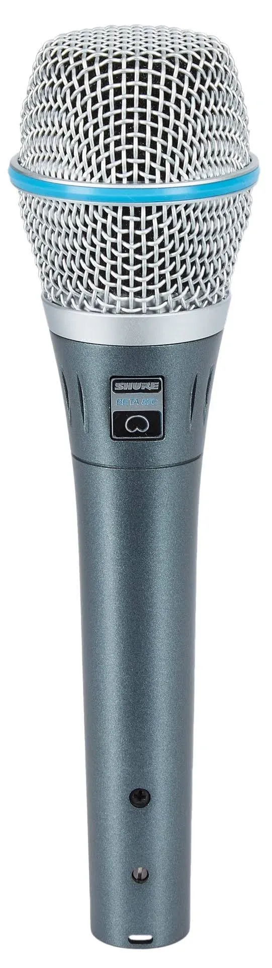 Shure BETA 87C Studio Grade Vocal Microphone with Built-in Pop Filter - Single Element Cardioid Condenser Mic with A25D Mic Clip and Storage Bag, Ideal for Studio Recording and Live Performances