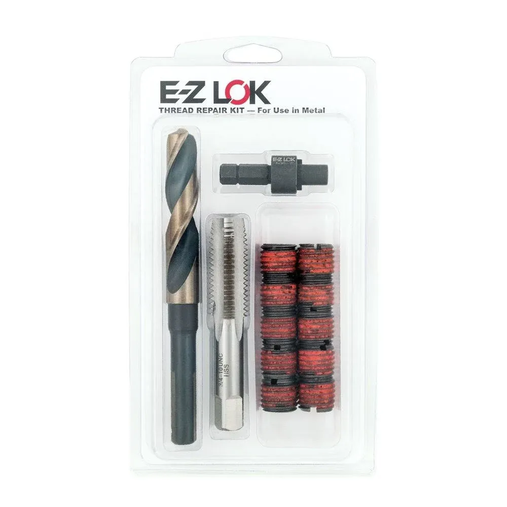 E-Z Lok Thread Repair Kit for Metal - Standard Wall - 1/4-20 x 7/16-14 - EZ-329-4