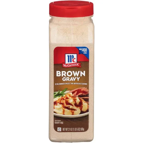 2 PACK McCormick Brown Gravy Mix (21 oz.) - FREE SHIPPING