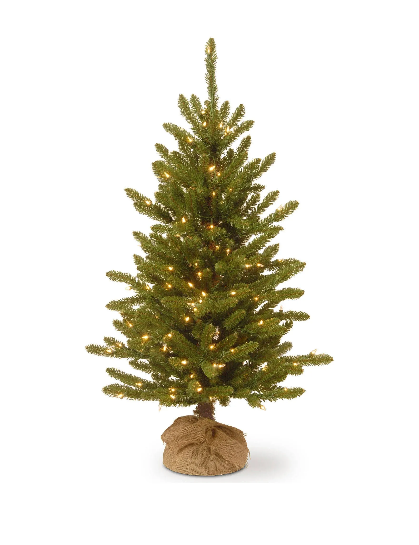 National Tree Company Kensington Burlap Artificial Christmas Tree