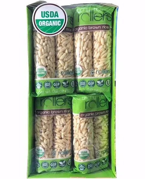 Bamboo Lane Organic Crunchy Rice Rollers, 2-Count, 16-Pack