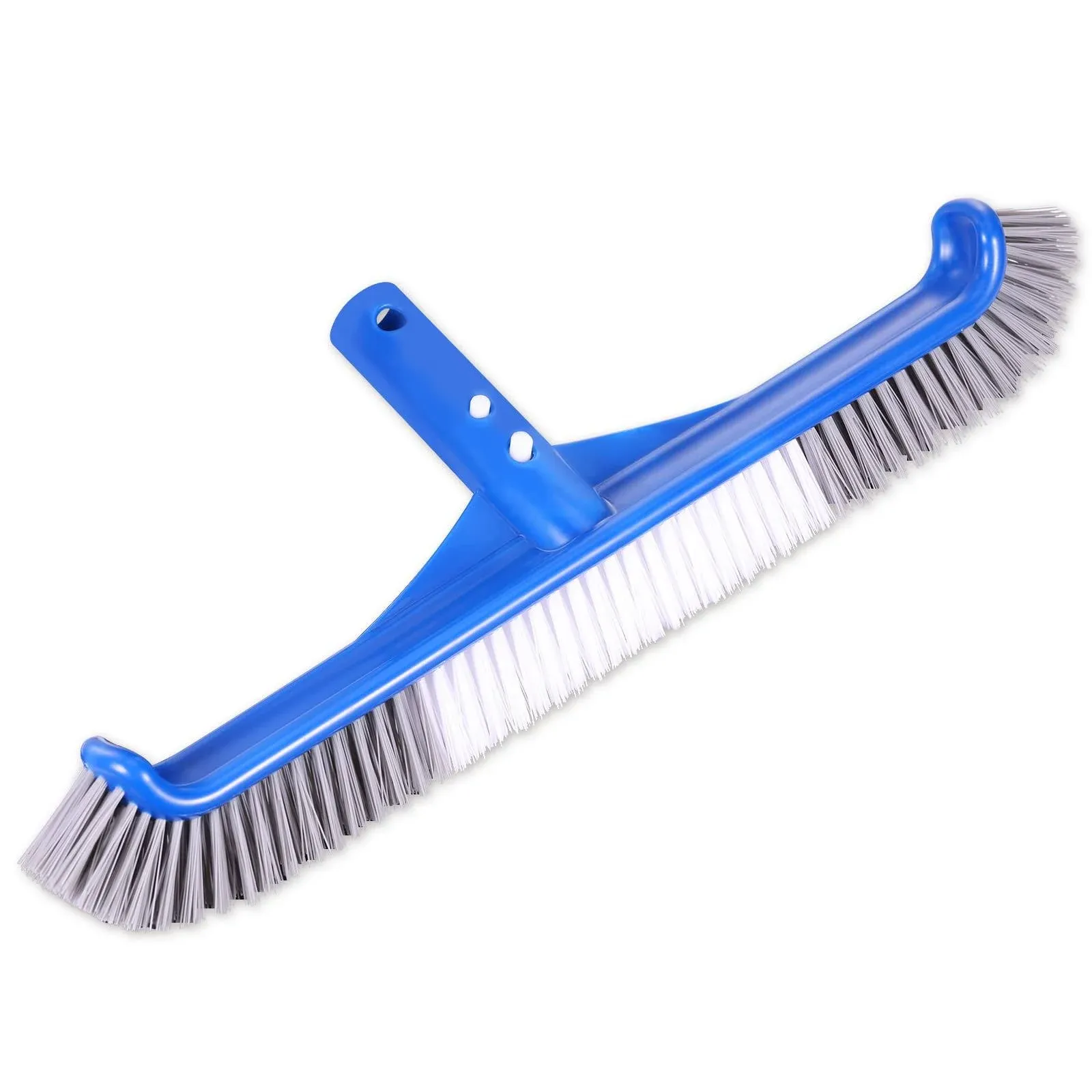 17.5 Inch Swimming Pool Brush Head for Cleaning Walls Tiles Floors with Clip