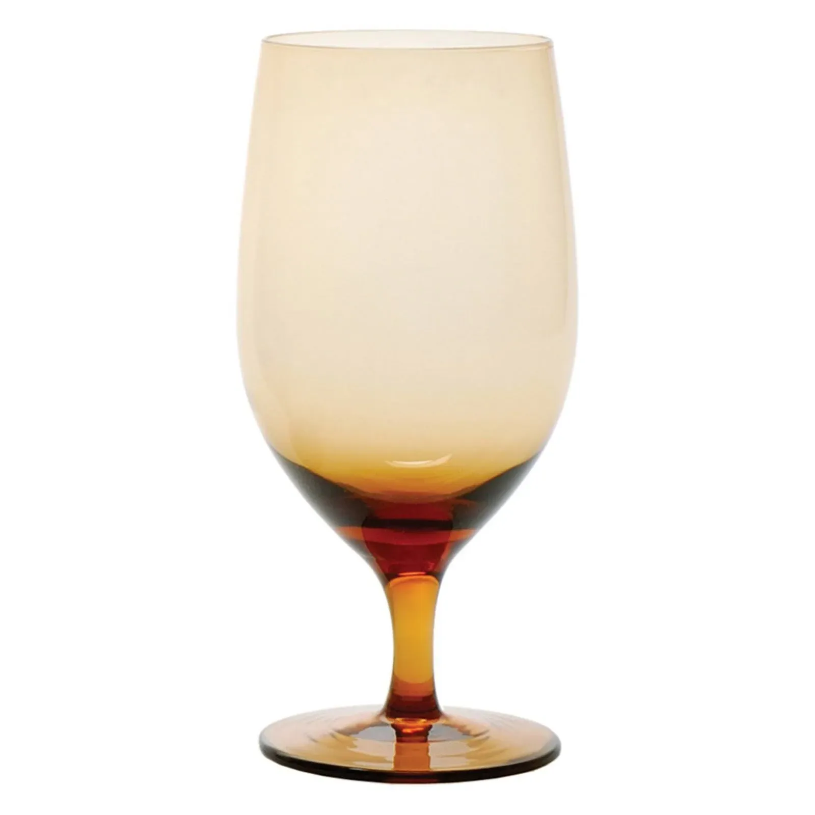 Fortessa Basics Gala 15 oz. Amber Goblet - 12/Case