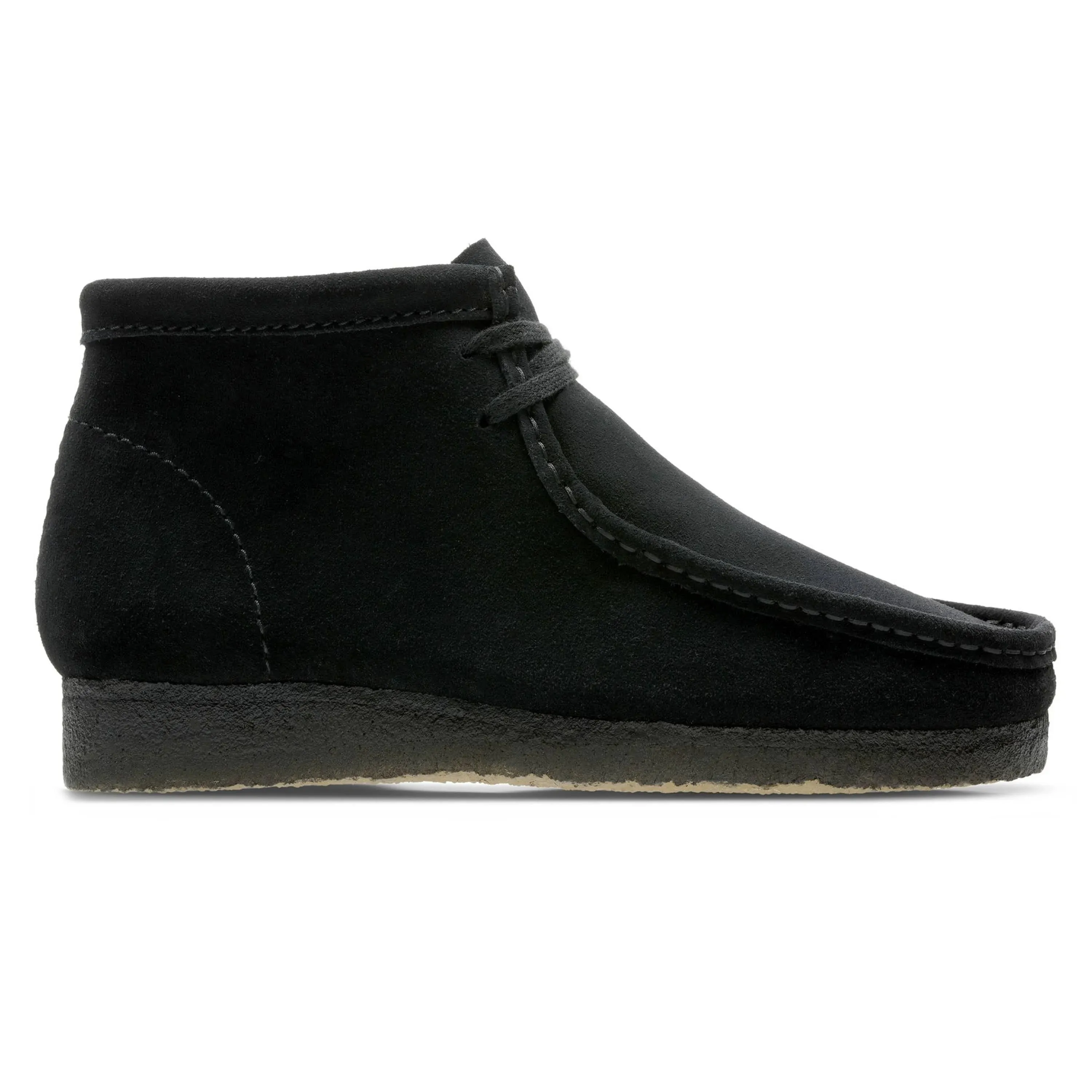 Clarks Originals Wallabee Mens Boots - Black Suede