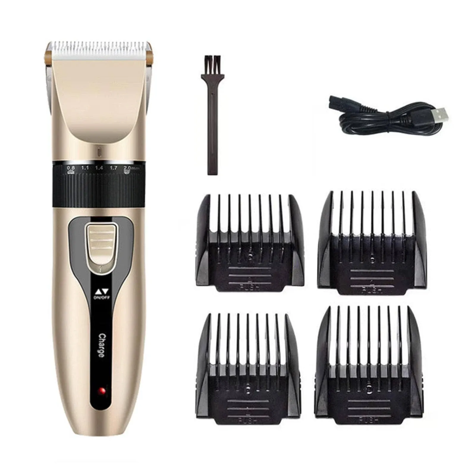 JIANWEI Dog Clippers- Electric Pet Shaver Low Noise Hair Trimmer Tool ...