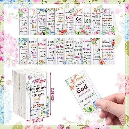 240 Pcs Bible Verse Cards with Full Scripture Cards Mini Prayer Cards for Women and Men Motivational Assorted Inspirational Quote Cards Bulk for Student Friend Religious Christian Gift (Classic Style)