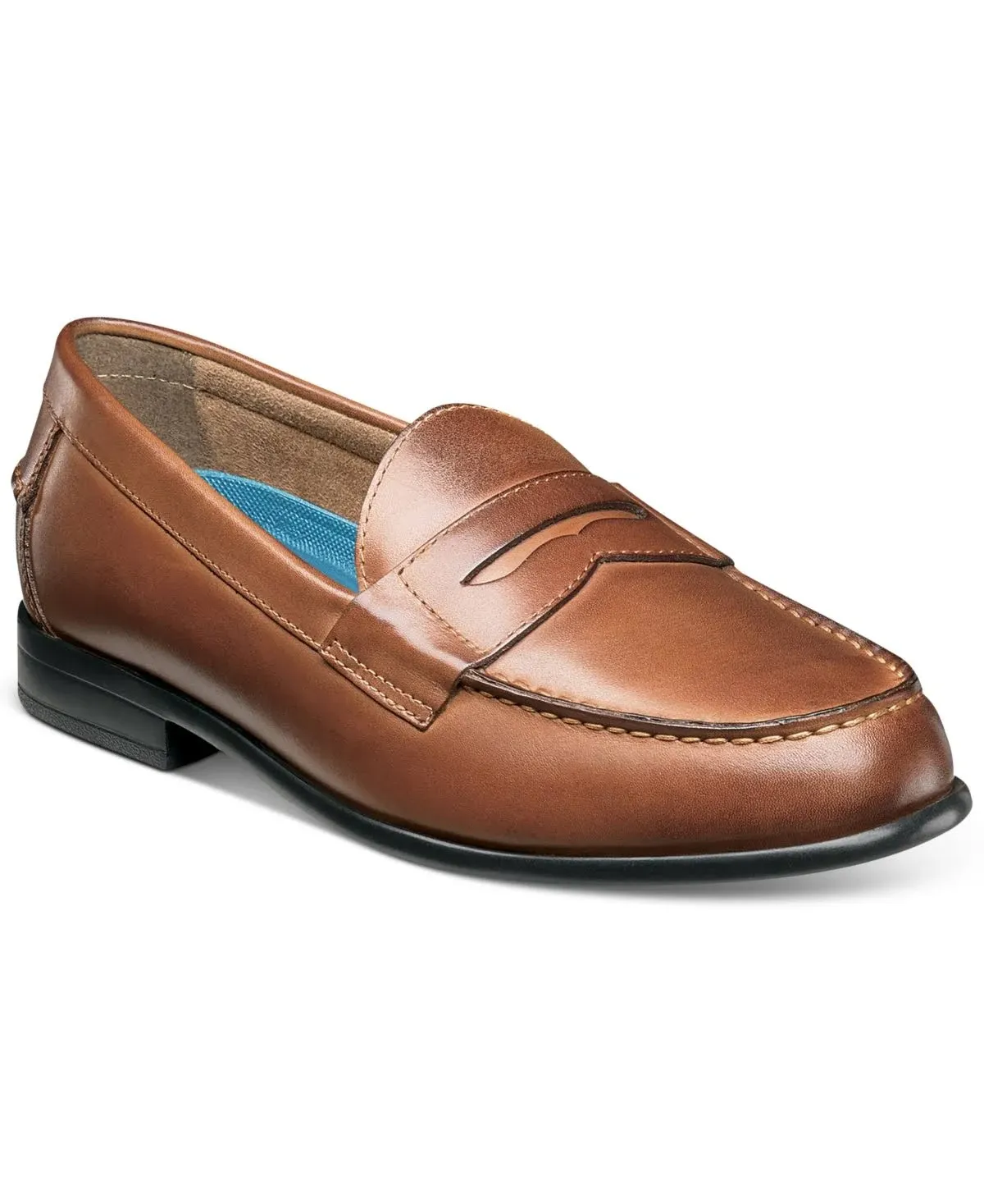 Nunn Bush Men's Drexel Moc Toe Penny Loafers | Cognac | Size 13 | Leather