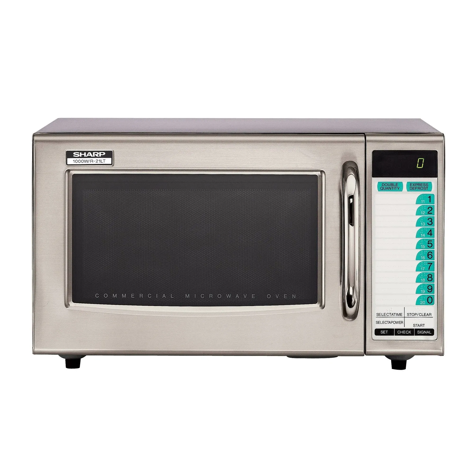 R-21LTF Sharp 1000W Medium-Duty  Commercial Microwave w/ Touch Pad