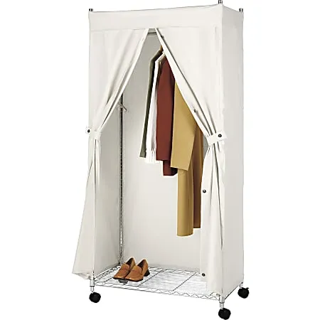 Whitmor Supreme Protective Garment Rack Cover, Beige