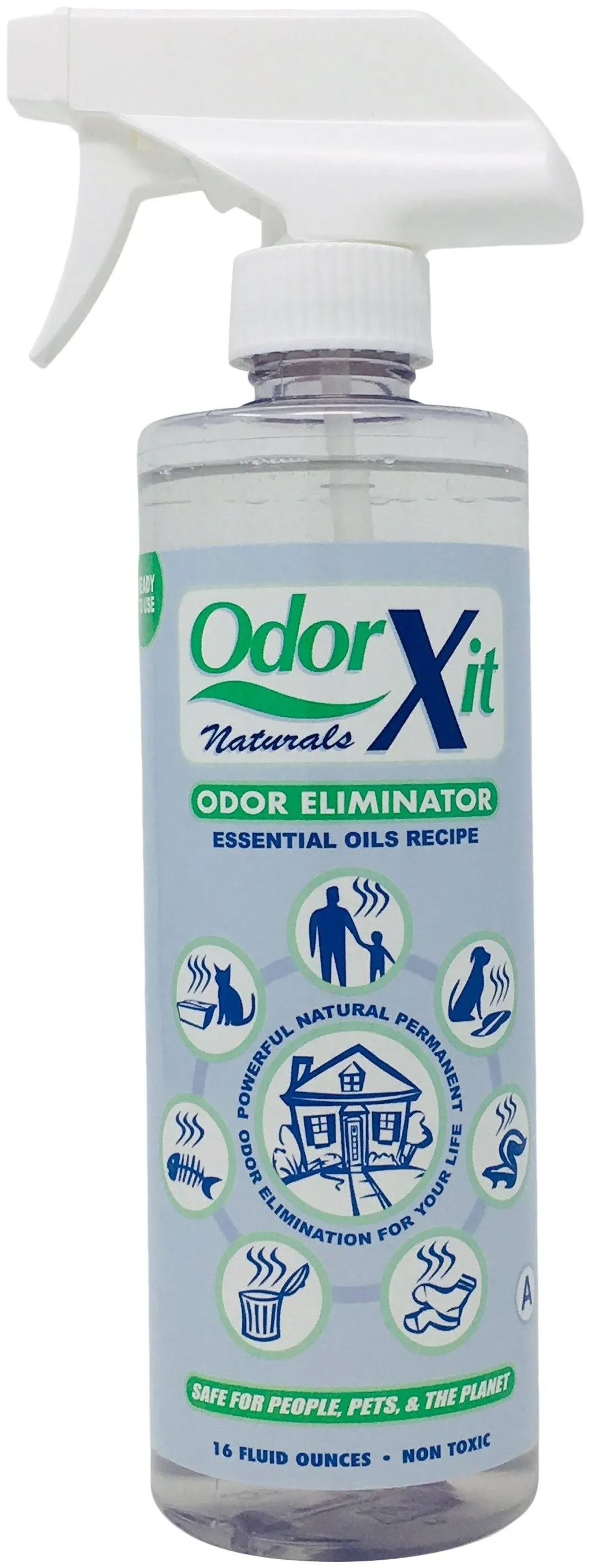 OdorXit Eliminator, Multi-Purpose Natural Odor Remover, Deodorizer & Absorber, Permanently Eliminate Surface Odor, Pet Odor Eliminator, Ready to Use Odor Remover