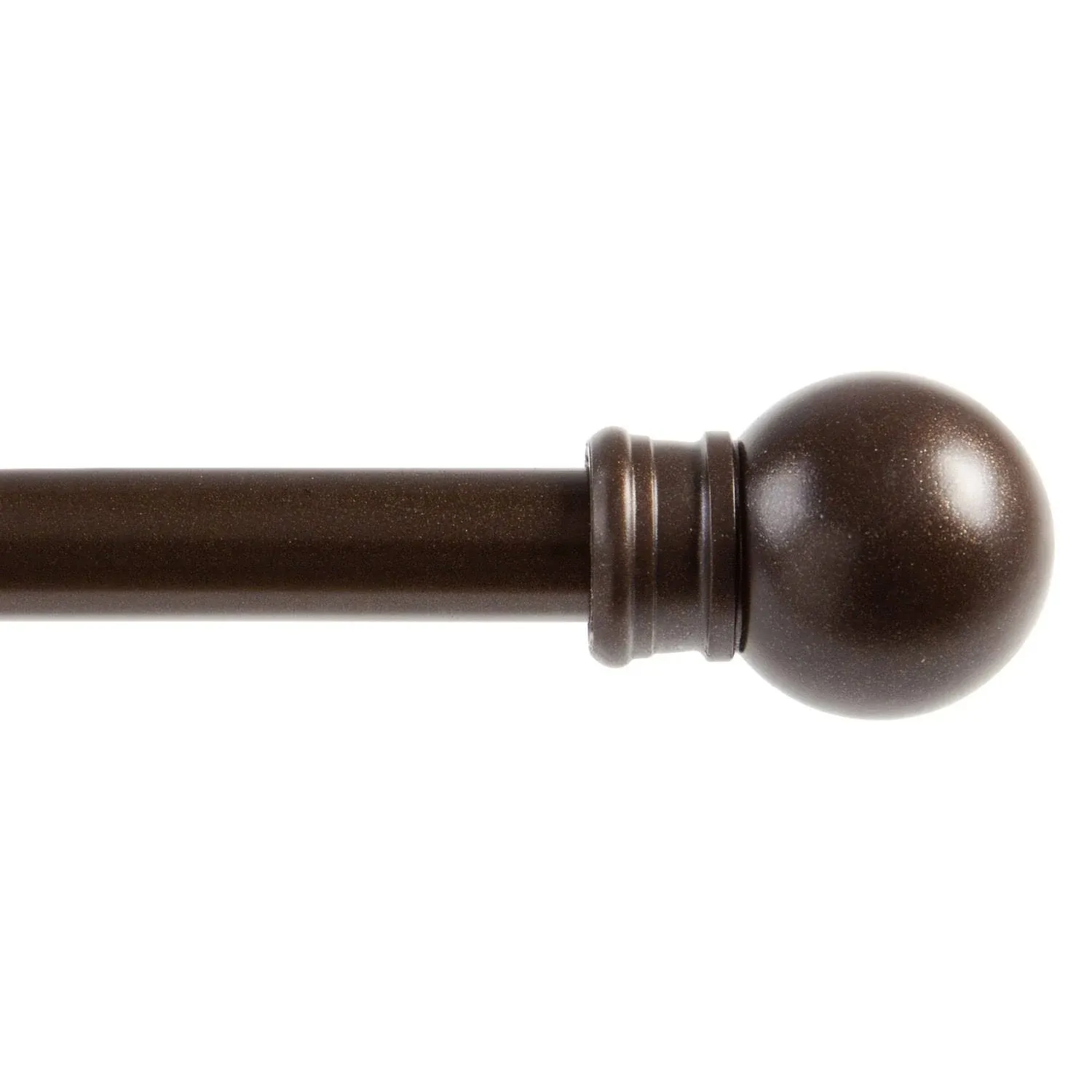 Kenney KN365/15 Fiona Cafe Curtain Rod, Bronze, 7/16 x 48 to 84 In.