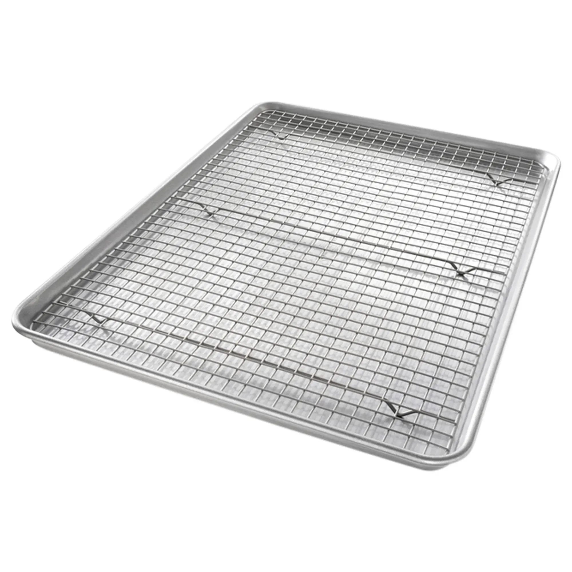 USA PAN XL Nonstick Cooling Rack & Pan Set