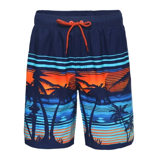 Rokka& Rolla Men's 8" Mesh Lined Swim Trunks