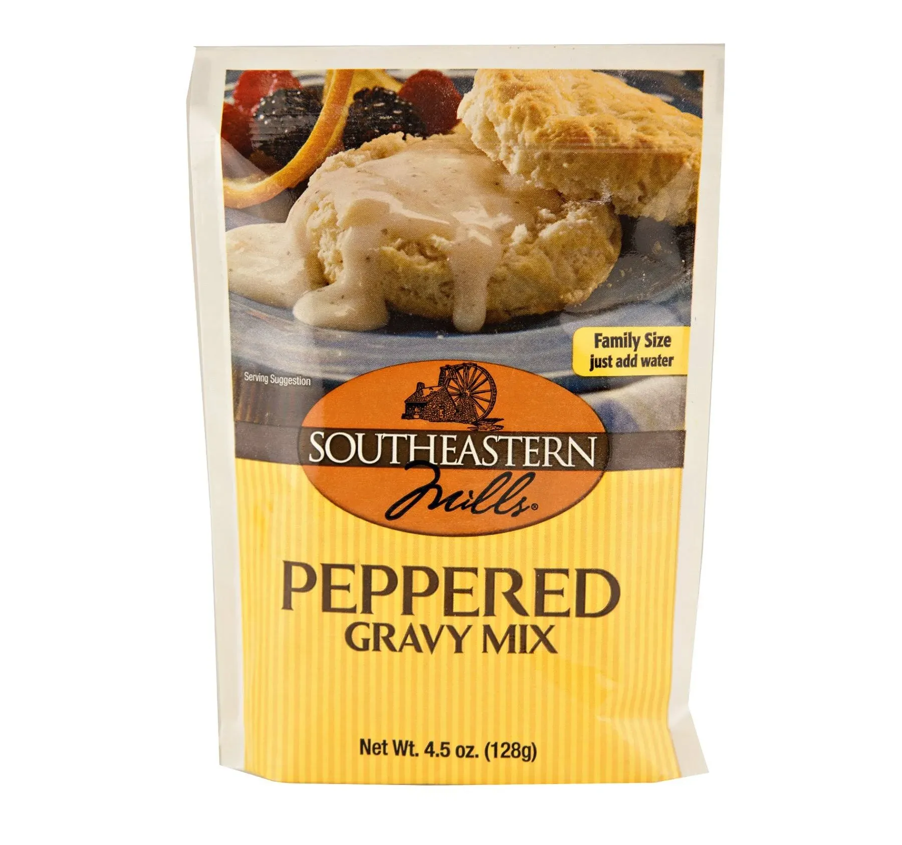 Gravy Mix, Sausage Flavored Peppered Gravy Mix, Just Add Water, Family Size, ...