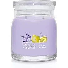 Yankee Candle Lemon Lavender Scented, Signature 13oz Medium Jar 2-Wick Candle, Over 35 Hours of Burn TimeYankee Candle Lemon Lavender Scented, Signature…