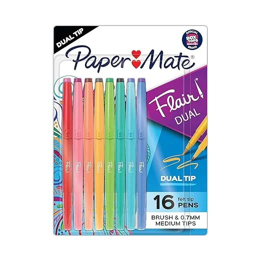 Paper Mate Flair Duo Felt Tip Porous Point Pen Stick