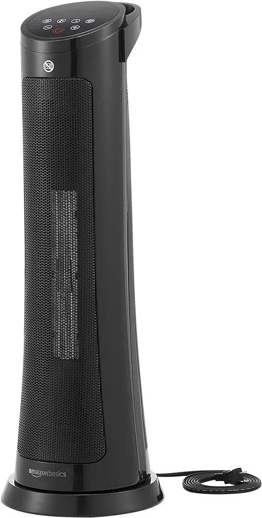 Amazon Basics Digital Tower Heater 28 Inch DQ3317 - BLACK