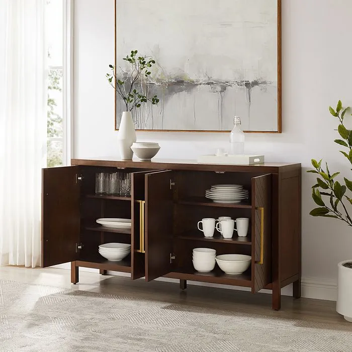 Crosley Darcy Sideboard - Dark Brown