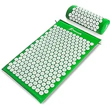 ProsourceFit Acupressure Mat and Pillow Set for Back/Neck Pain Relief and Muscle Relaxation