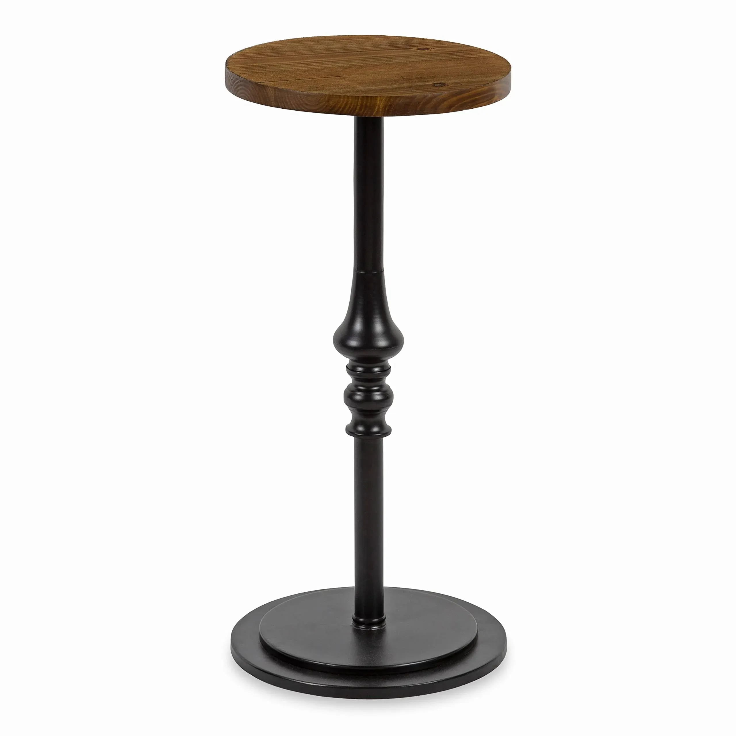 Kate and Laurel Stratton Rustic Pedestal Table