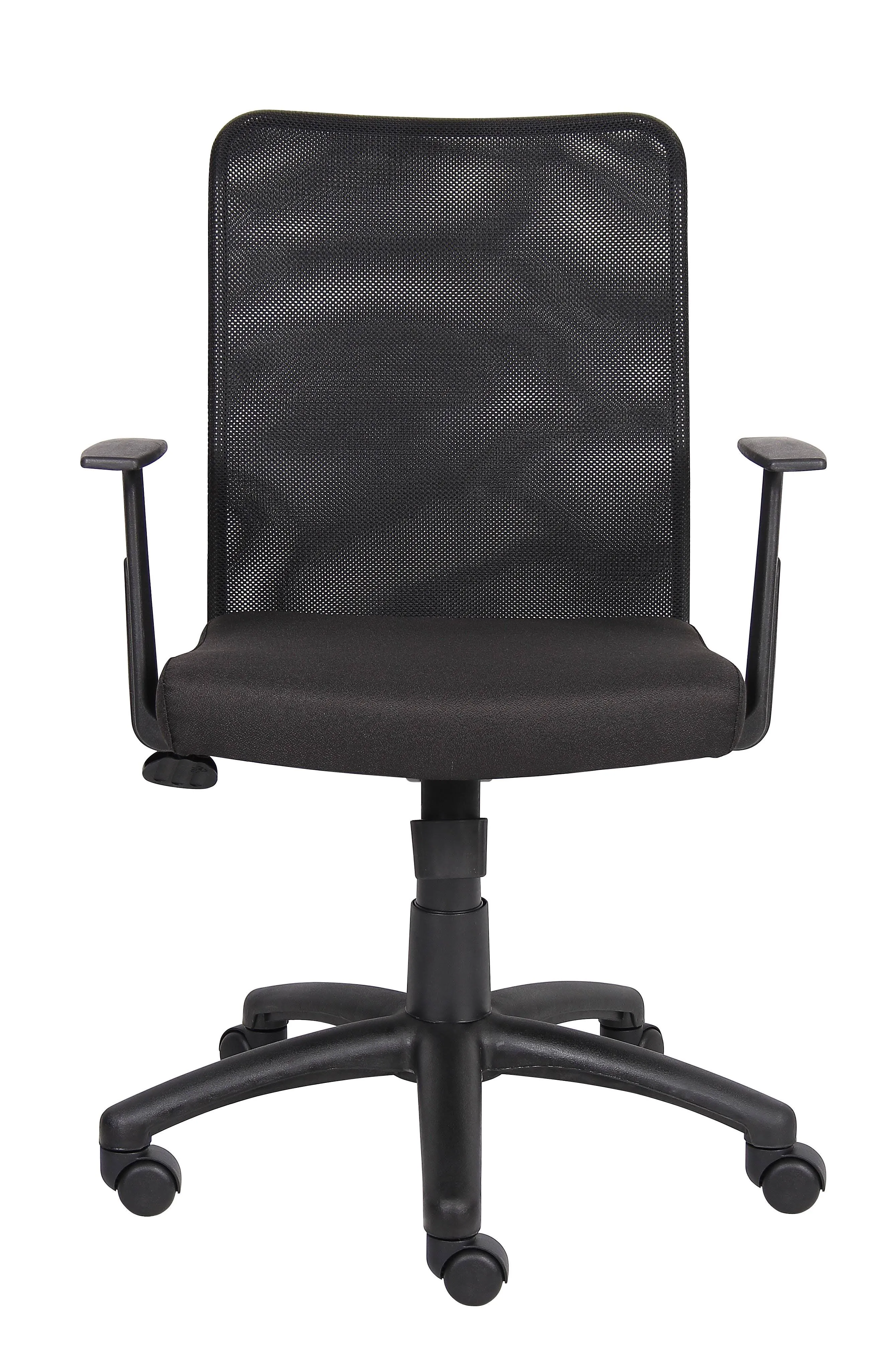 Budget Mesh Task Chair with Arms Boss