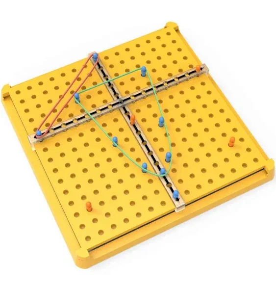 hand2mind XY Coordinate Pegboard Classroom Basics Kit Prealgebra Geo Board