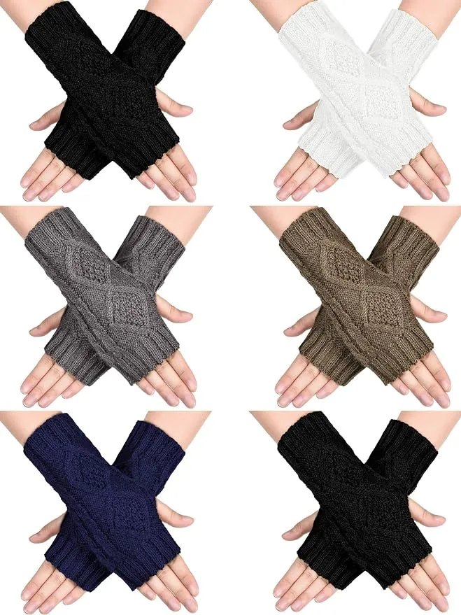 Fingerless Knit Gloves , Winter Gloves, Fingerless Knit Mittens, Arm Warmers, Women Gloves, Knit Mittens, Texting Gloves, Gray Ombré Gloves